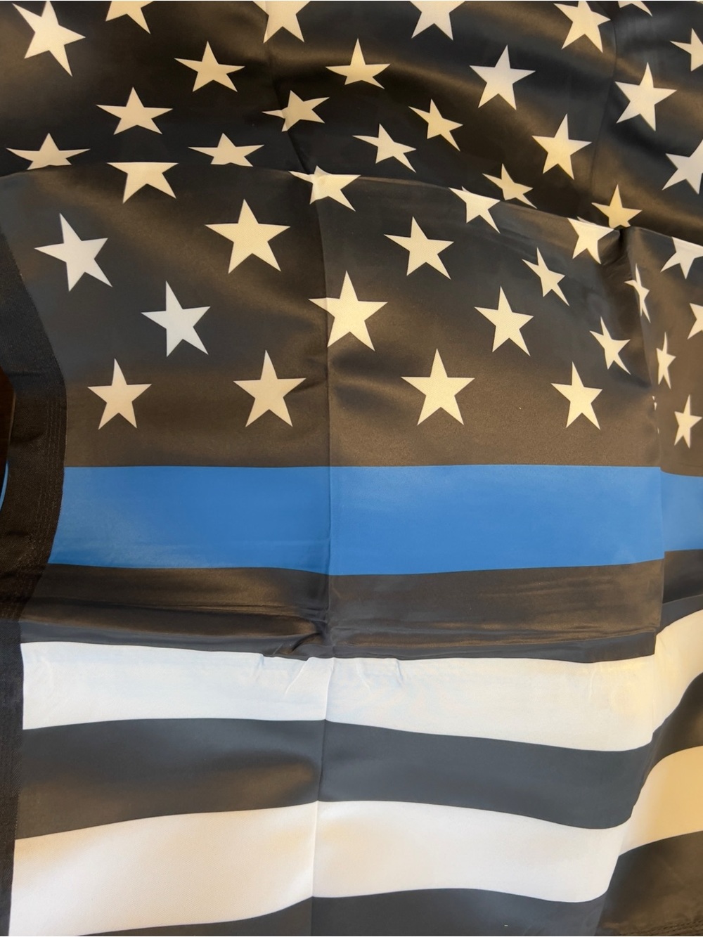 Thin Blue Line outdoor Nylon Police Flag